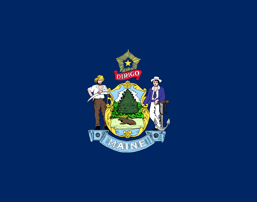 Maine State Flag